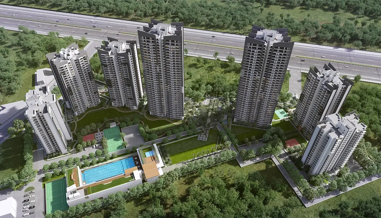 Artistic impression of Godrej Meridien, Sector 106, Gurgaon